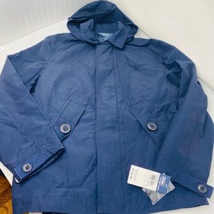 POLO Ralph Lauren*Navy Hooded Rain Coat*Sm. $115